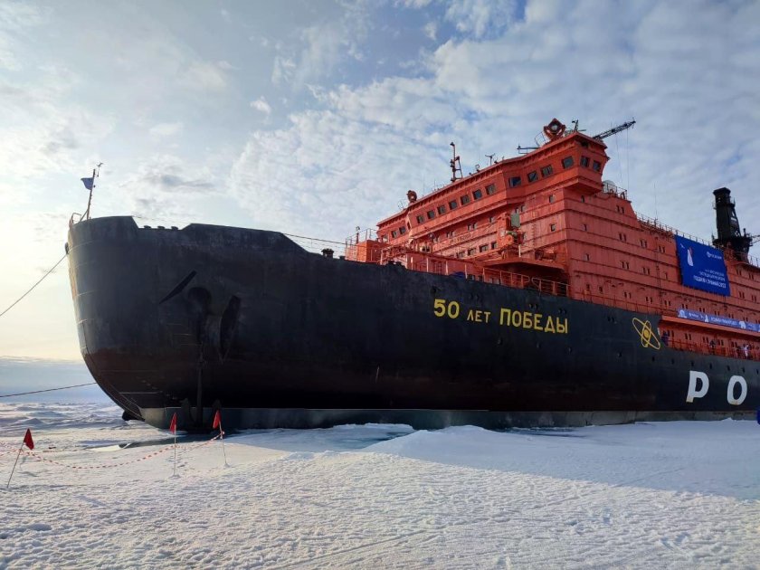 50 Лет Победы атомный ледокол