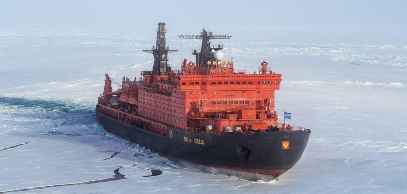 50 Лет Победы атомный ледокол