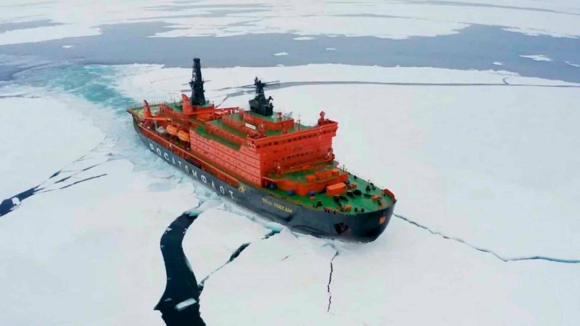 50 Лет Победы атомный ледокол