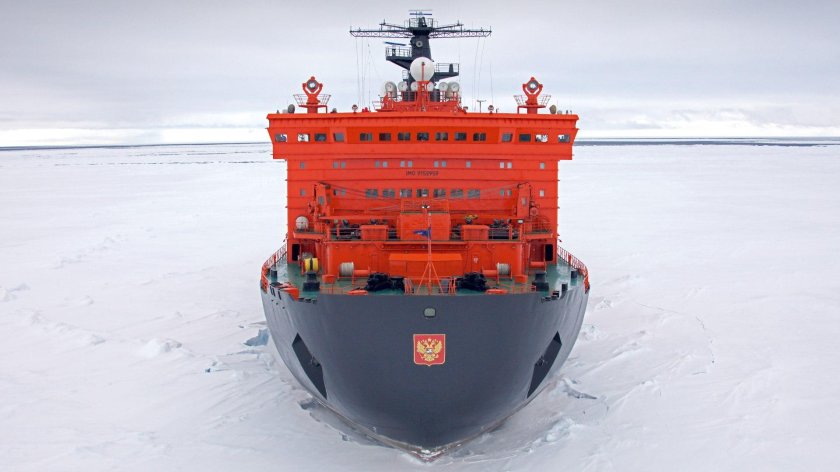 50 Лет Победы атомный ледокол