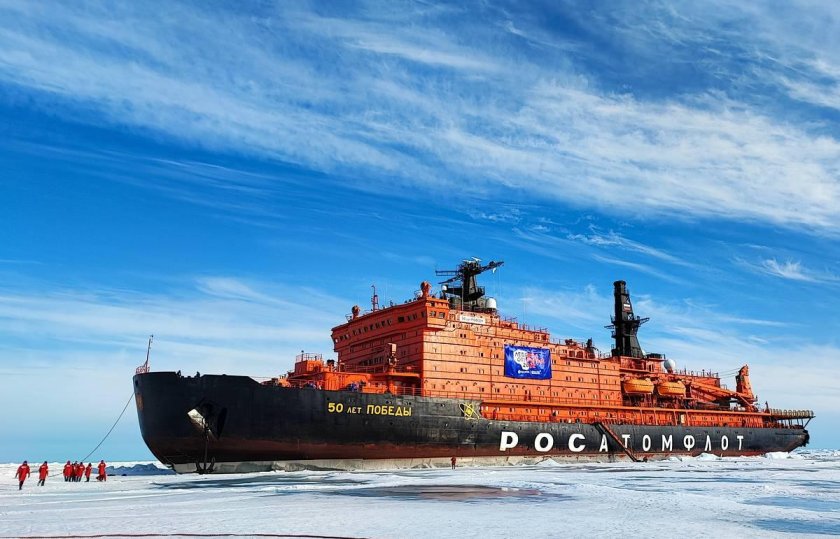 50 Лет Победы атомный ледокол