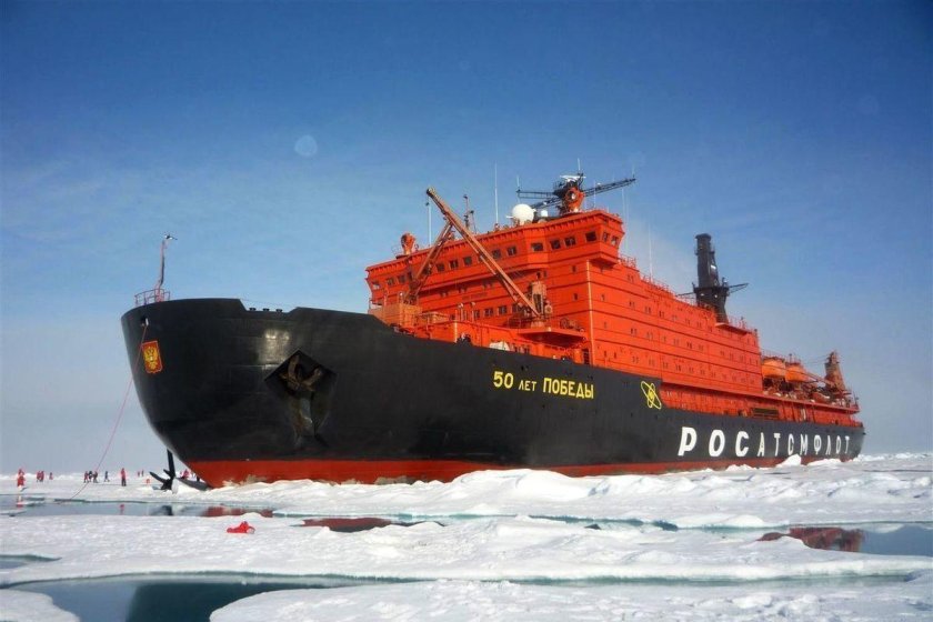 50 Лет Победы атомный ледокол