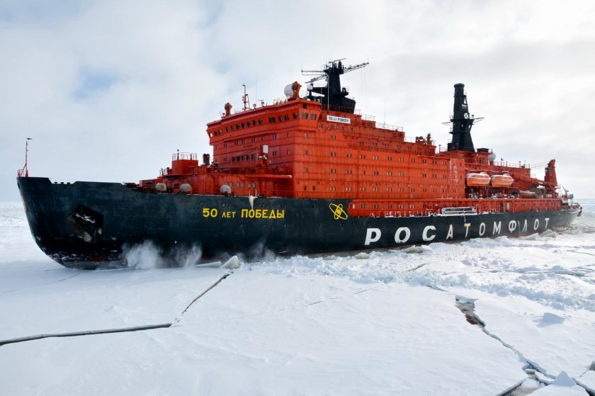 50 Лет Победы атомный ледокол