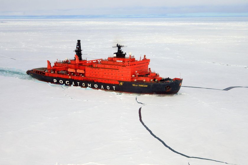 50 Лет Победы атомный ледокол