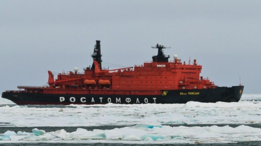 50 Лет Победы атомный ледокол