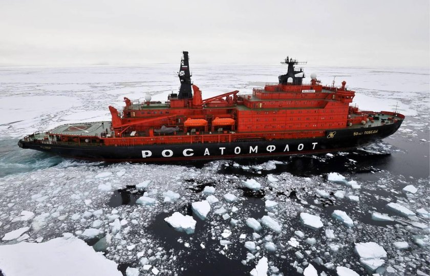 50 Лет Победы атомный ледокол