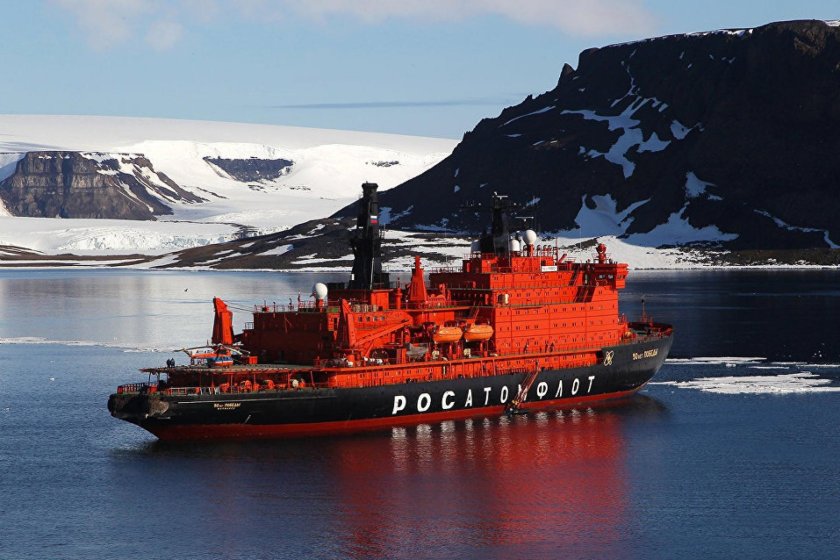 50 Лет Победы атомный ледокол