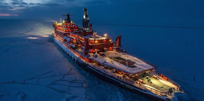 50 Лет Победы атомный ледокол