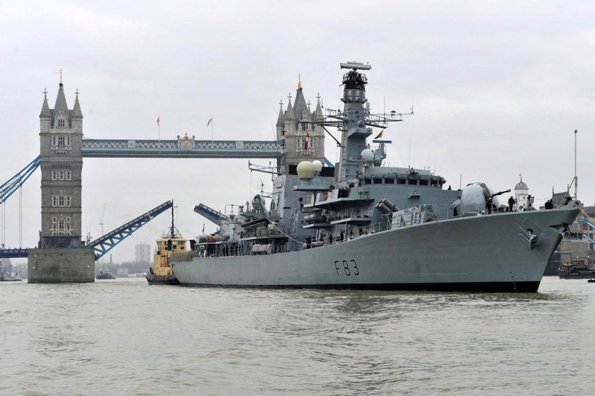 Фрегат HMS Northumberland