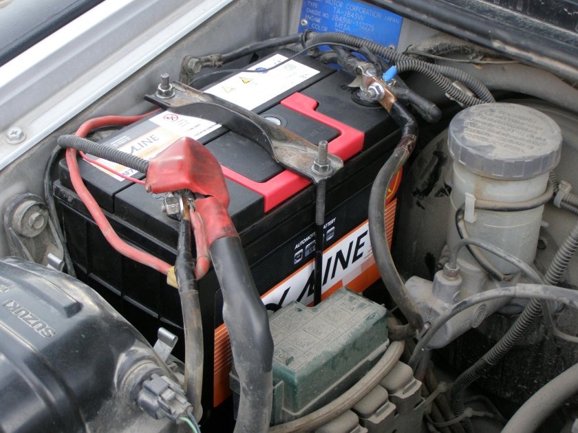 Аккумулятор на Suzuki Jimny 1.3