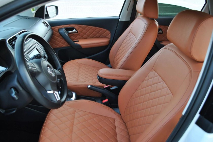 Фольксваген поло кожаный салон