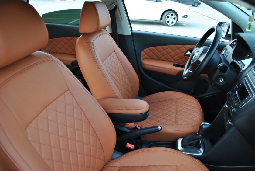 Фольксваген поло кожаный салон