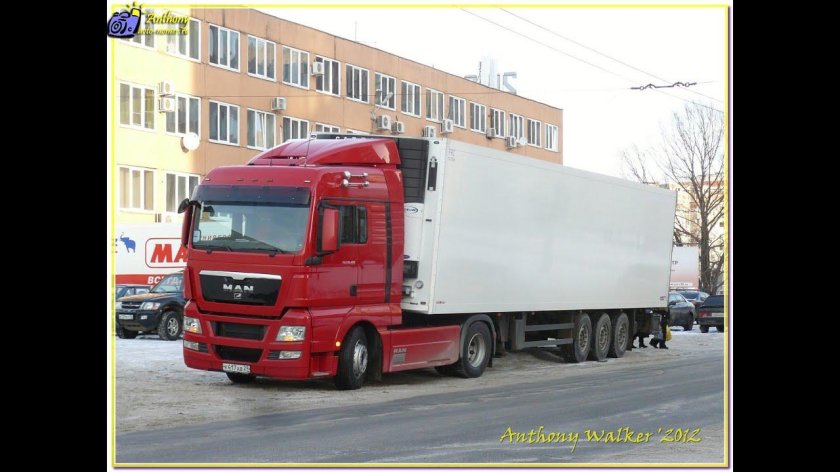 Ман ТГС рефрижератор с прицепом