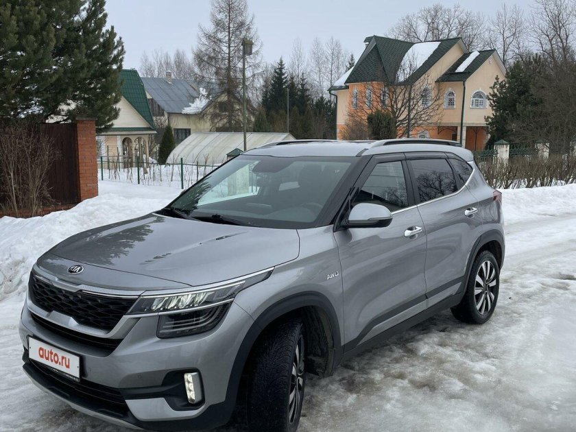 Киа селтос серый