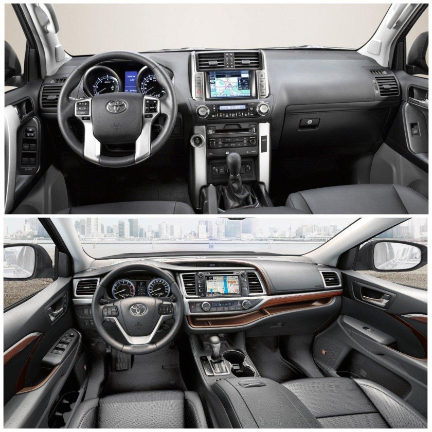 Тойота хайлендер и ленд Крузер