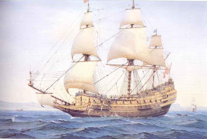 Корабль Роял Соверен 17 века