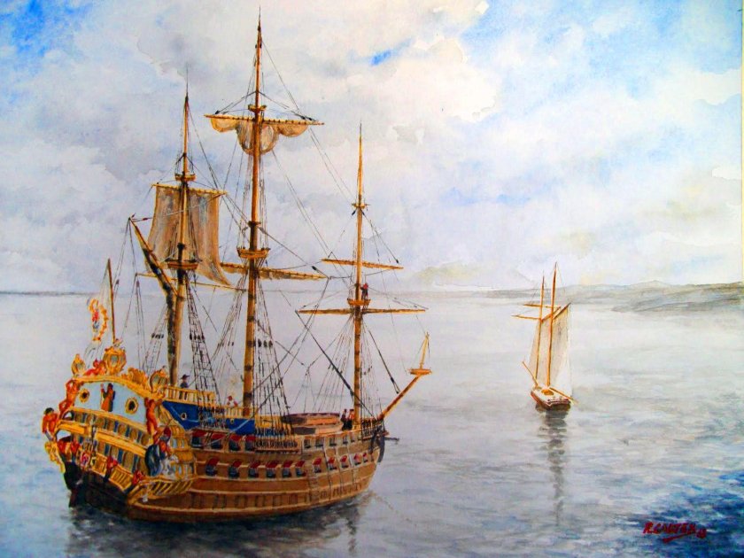 Испанский Галеон 17 века
