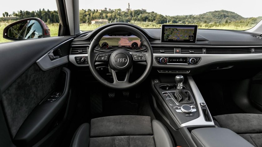 Ауди а4 б9 салон