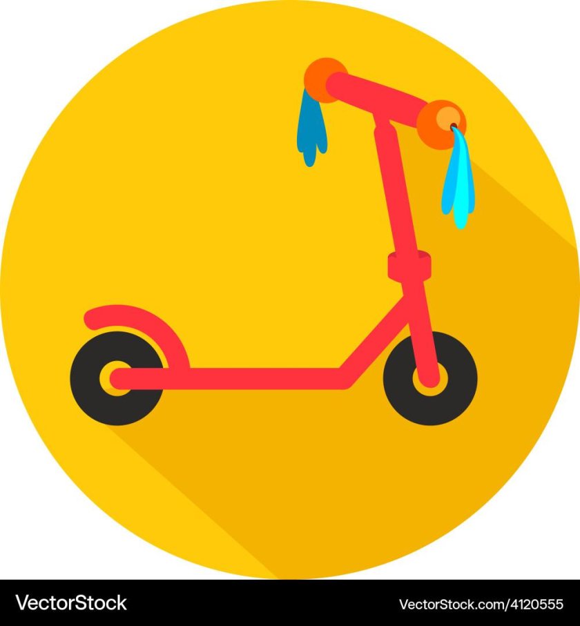 Самокат мультяшный