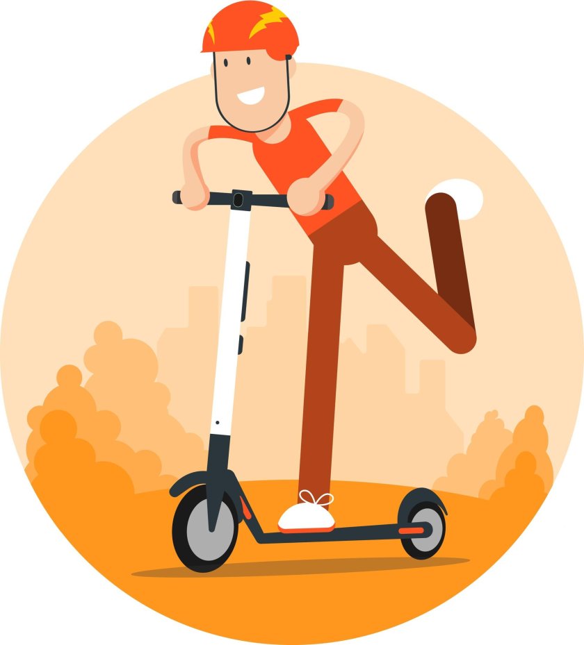 Самокат пиктограмма