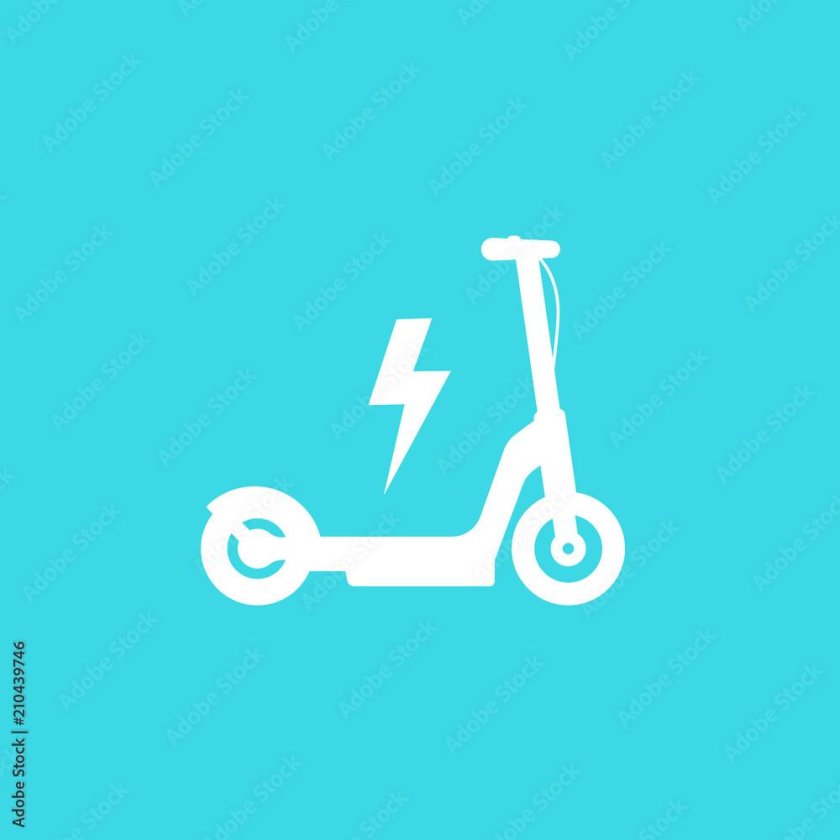 Самокат значок