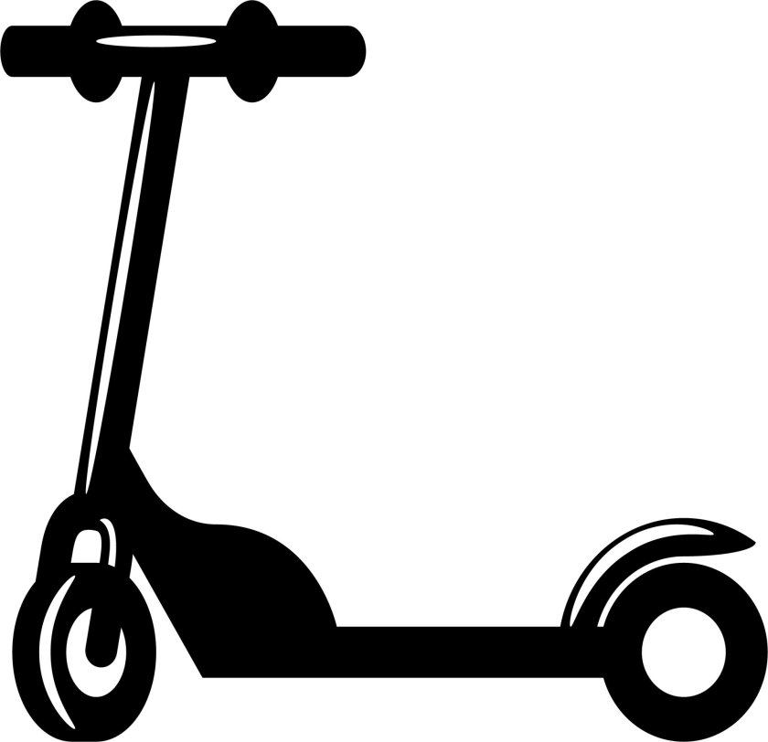 Самокат силуэт