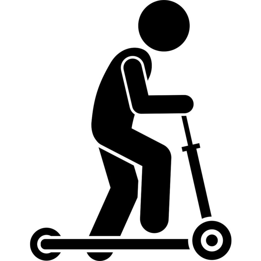 Самокат пиктограмма