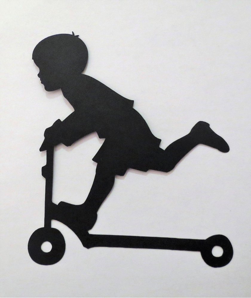 Самокат силуэт