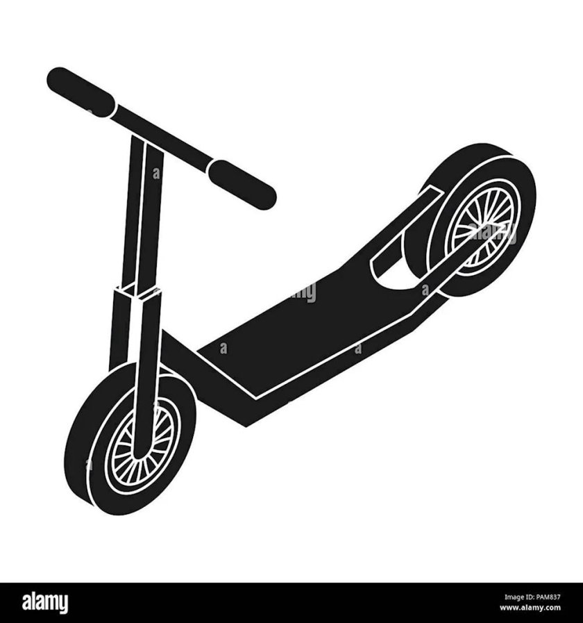 Самокат пиктограмма