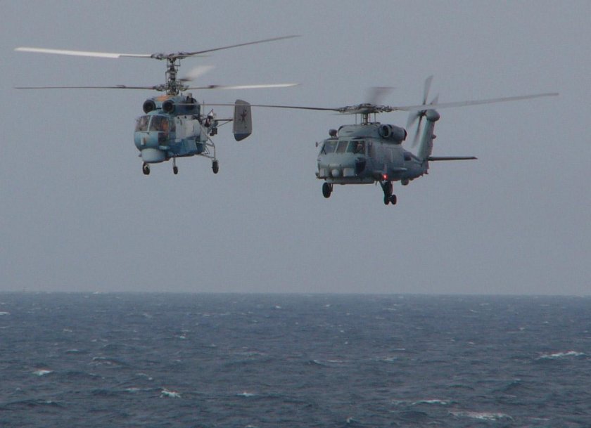 Вертолёт ФСБ ка-27