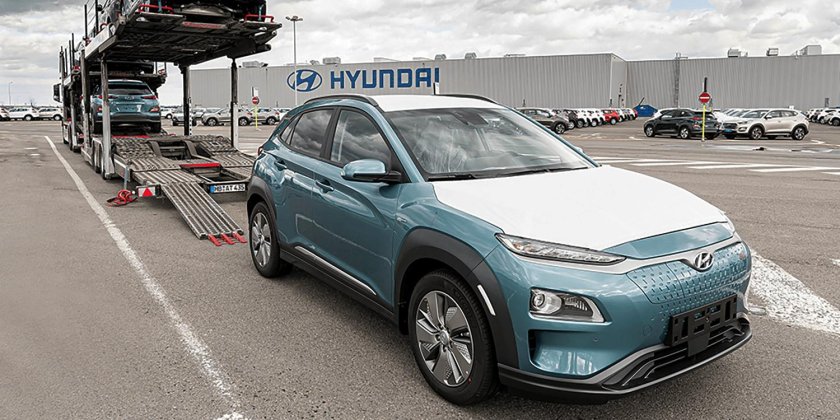 Hyundai Kona Electric возгорания аккумуляторных батарей.