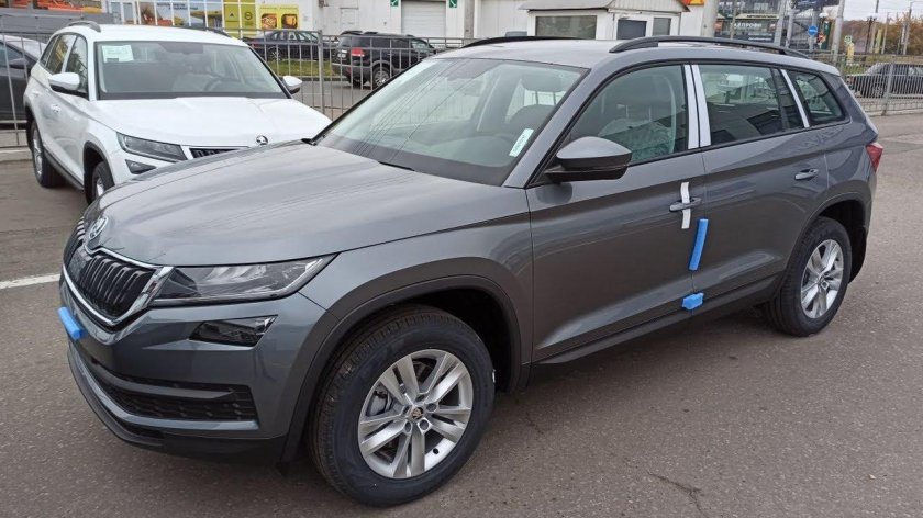 Шкода кодиак серый металлик