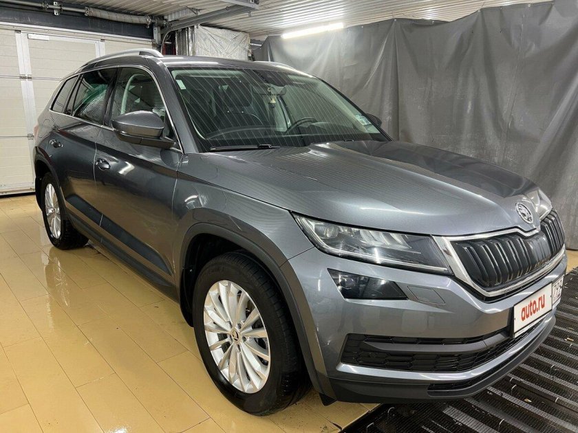 Skoda kodiaq серый