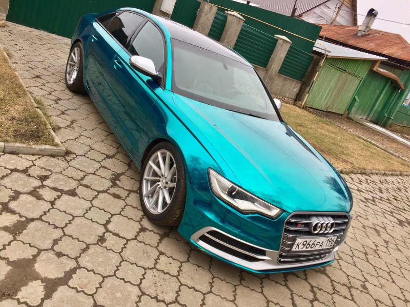 Ауди а6 бирюзовая