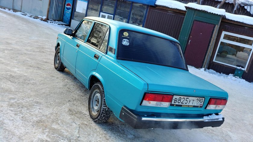 ВАЗ 2107 синий Раптор
