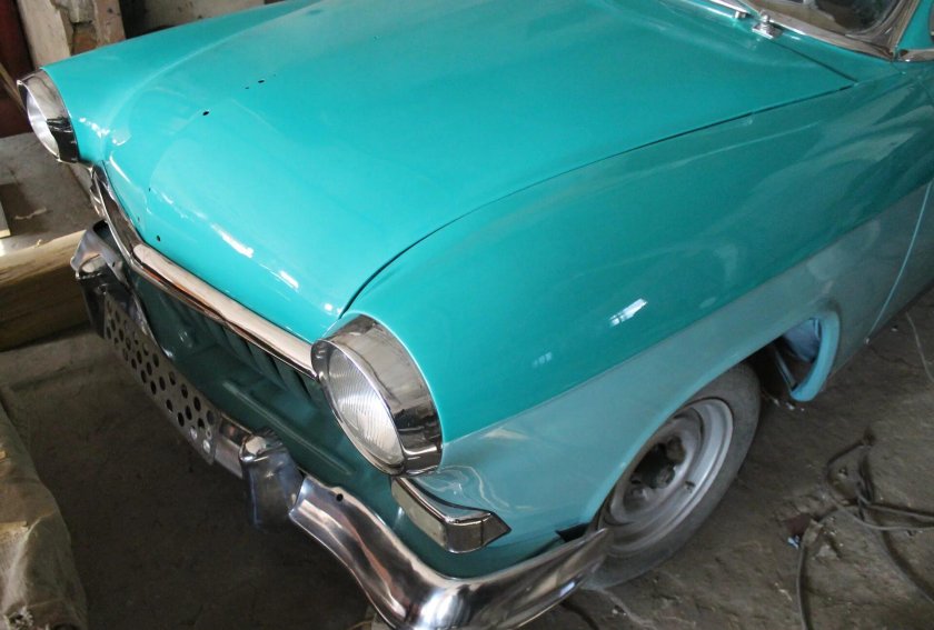 ГАЗ 21 Волга морская волна