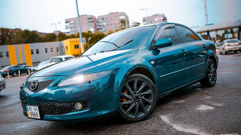 Мазда 6 gg зеленая