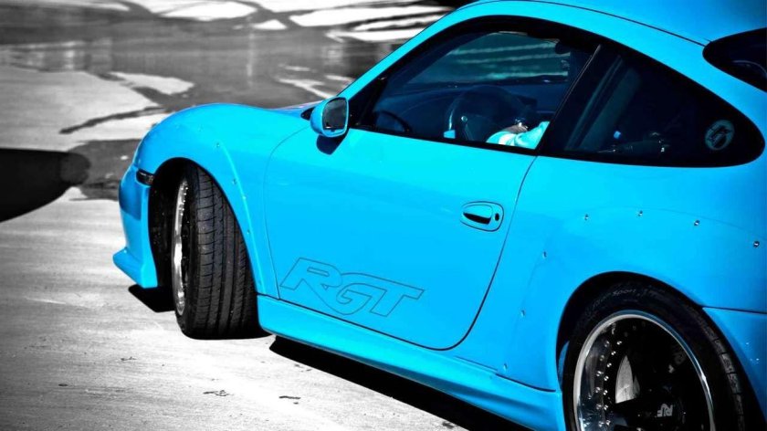 Порше 911 бирюзовый