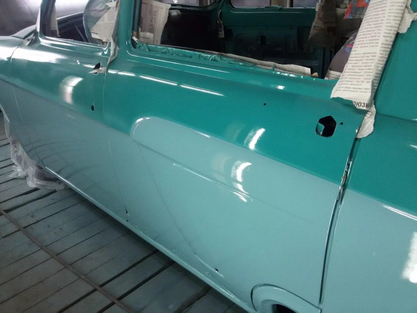 ГАЗ 21 морская волна металлик