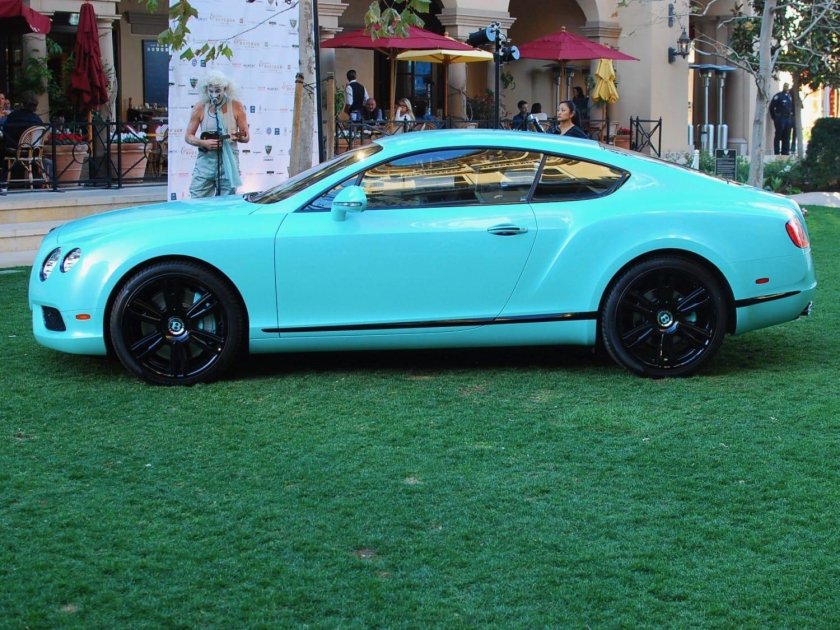 Бентли Континенталь бирюзовая