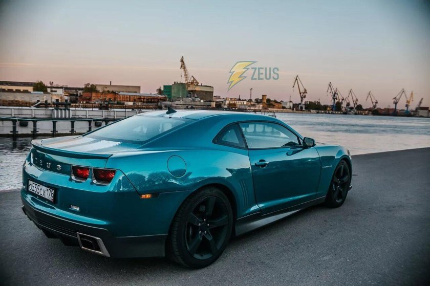 Шевроле Камаро 2020 бирюзовая