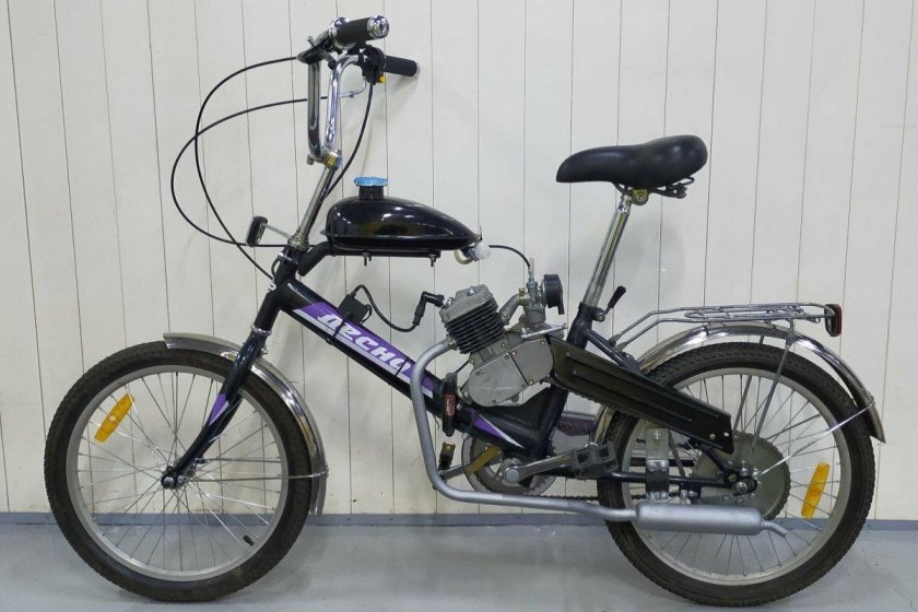 Мотовелосипед с мотором ф 80