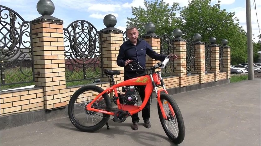 Велосипед с мотором Лифан