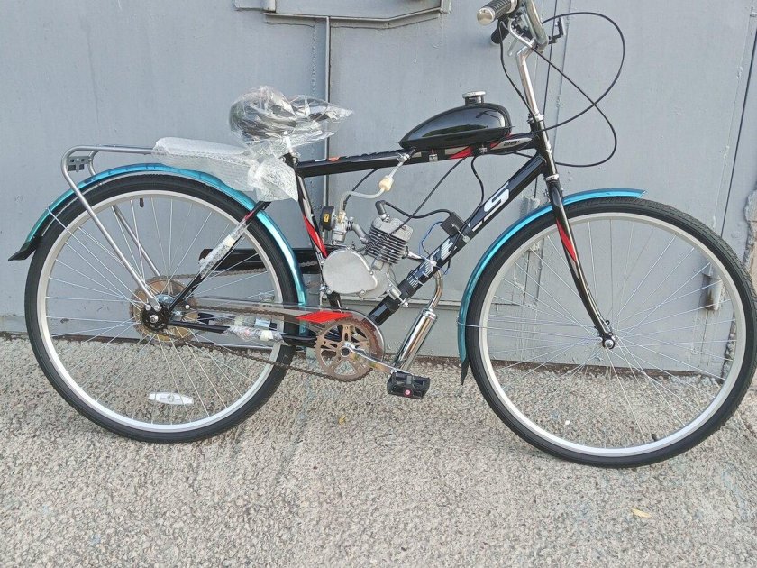 Веломотор f50 на велосипед урал