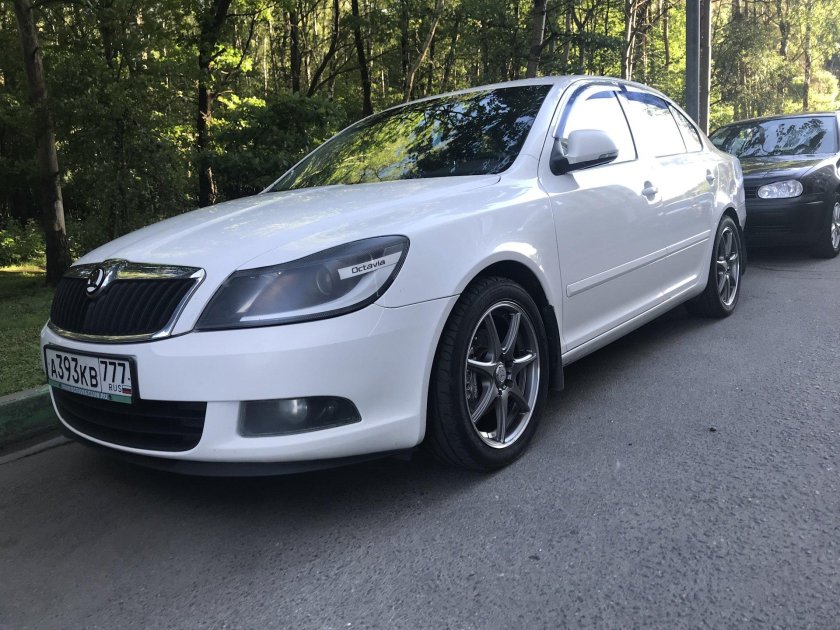 Skoda Octavia 2010 на 17 диски