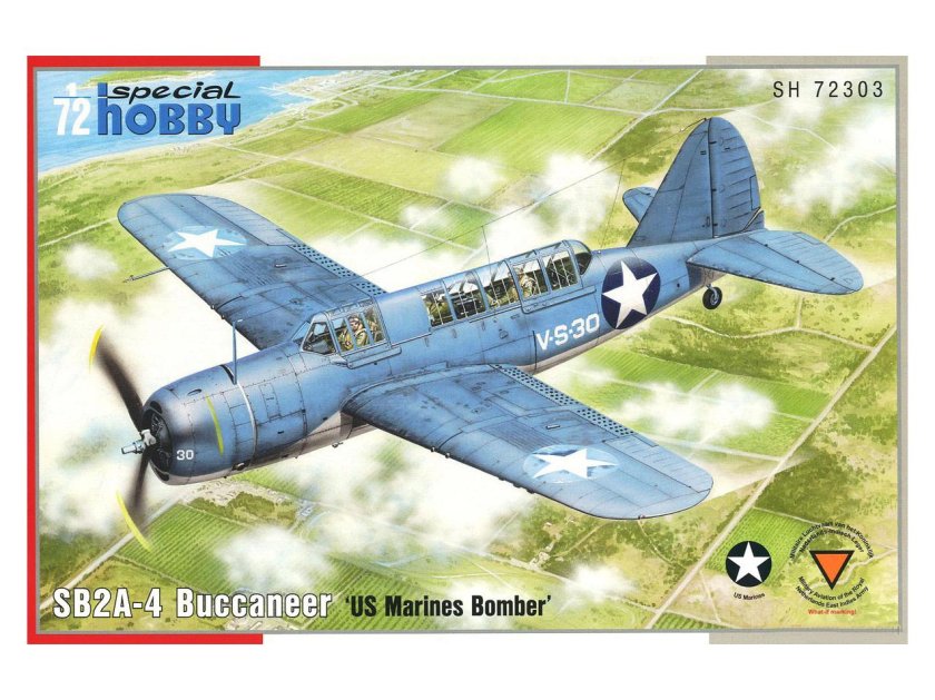 Special Hobby sh72303 sb2a-4 Buccaneer 1/72