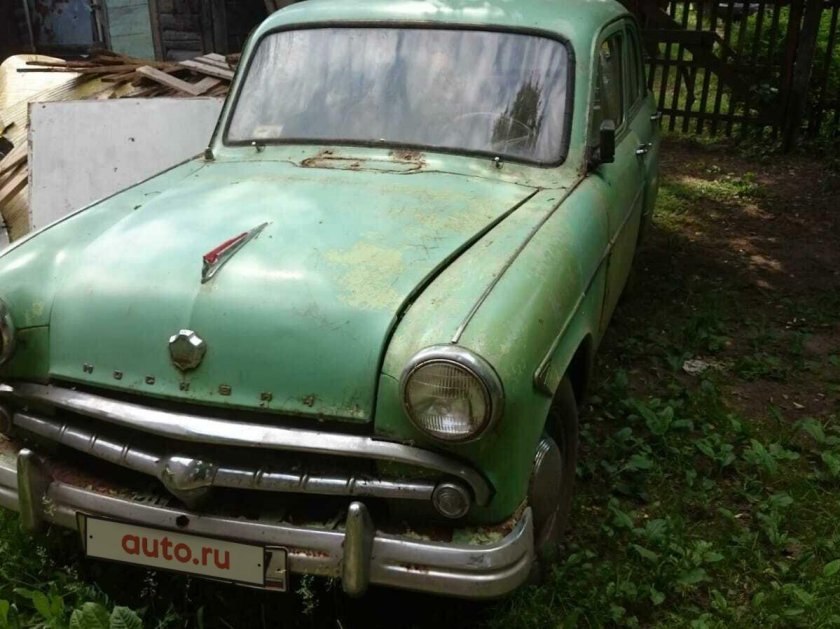 Москвич 407 зеленый