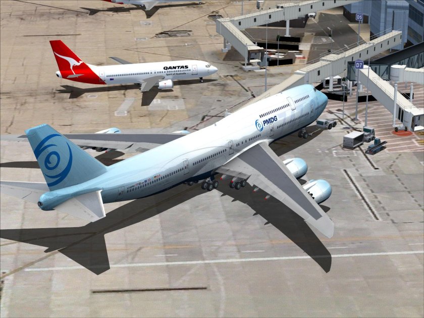 Boeing 747 8i крыло