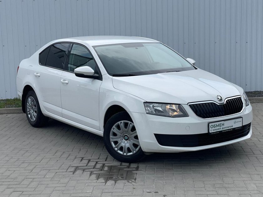 Skoda Octavia 2013 — 2017 III белый