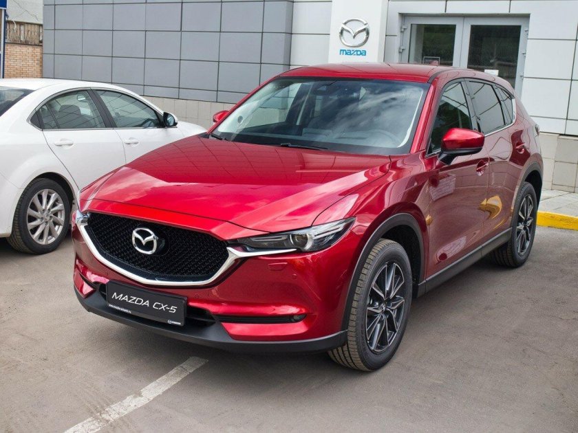 Mazda CX 5 красная